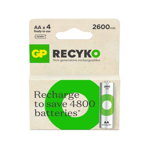 GP Recyko New R6/AA 2600mAh B4 1,2V     