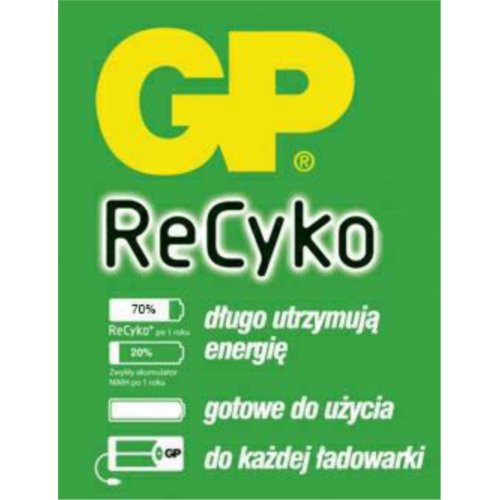 GP Recyko New R6/AA 2700 Series 1,2V    