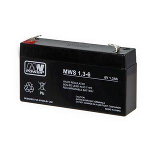 Akumulator żelowy 6,0V/1,3Ah  MWS