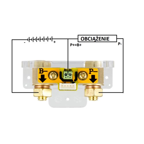 Wskaźnik LCD napięcia akumulatora TR16H