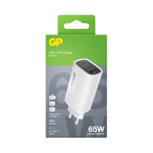 Ładowarka GP GM3A GaN 65W 5V/9V/15V/20V 