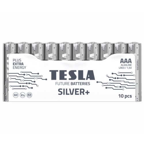 Bateria alk. LR03 TESLA SILVER+ F10 1,5V