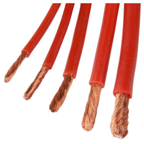 Przewód silikonowy 4,0 qmm czerwony