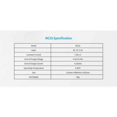 Ładowarka XTAR MC2S 18650/26650