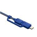 Przewód XTAR PDC-3 USB BLUE 3A 10Gbps   