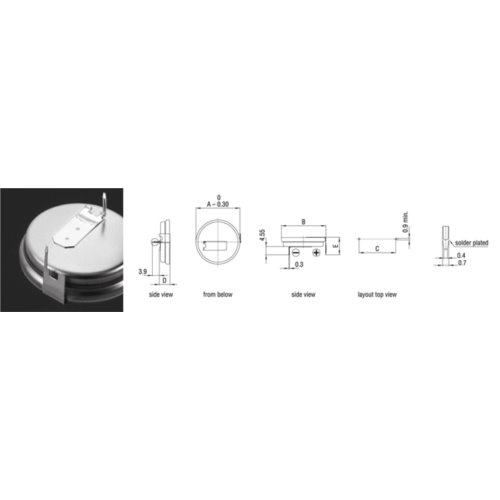 Bateria litowa Panasonic CR2450/NFH-LFb 