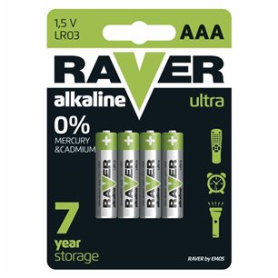 Bateria alk. LR03 RAVER B7911 B4