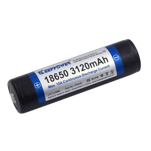 KP ICR18650-312PCM-R 3120mAh Li-ION