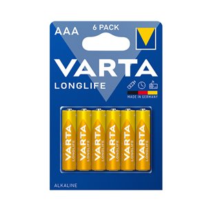 Bateria alk. LR03 VARTA LONGLIFE B6