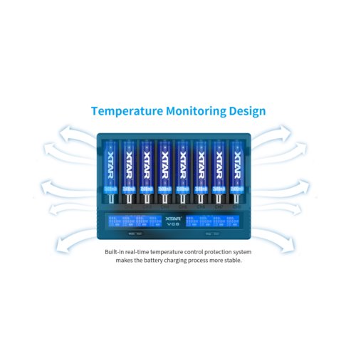 Ładowarka XTAR VC8 18650/26650          