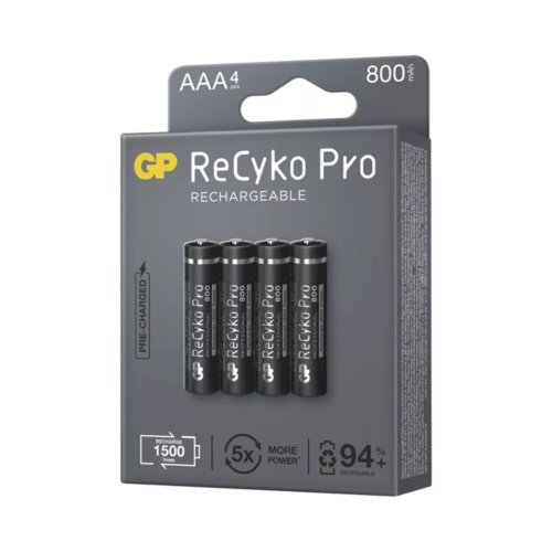 GP Recyko PRO R03/AAA 800mAh Series B4  