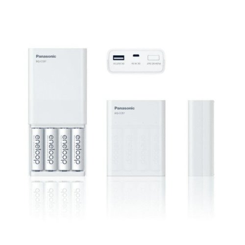 Ładowarka Panasonic BQ-CC87USB + 4xR6   