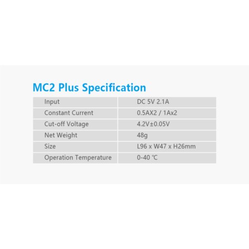 Ładowarka XTAR MC2 PLUS 10440/21700