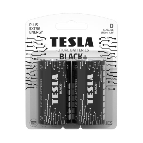 Bateria alk. LR20 TESLA BLACK+ B2 1,5V  