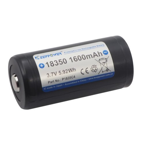 KP ICR18350-160PCM 1600mAh Li-ION       