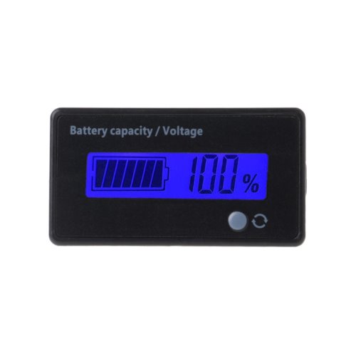 Wskaźnik LCD napięcia akumulatora 8-70V