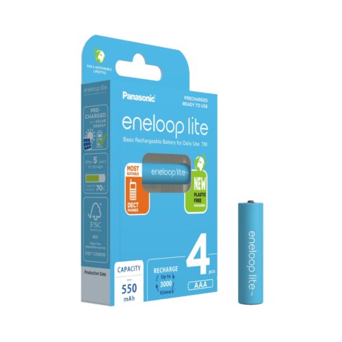 Panasonic Eneloop R03/AAA 550mAh B4 LITE