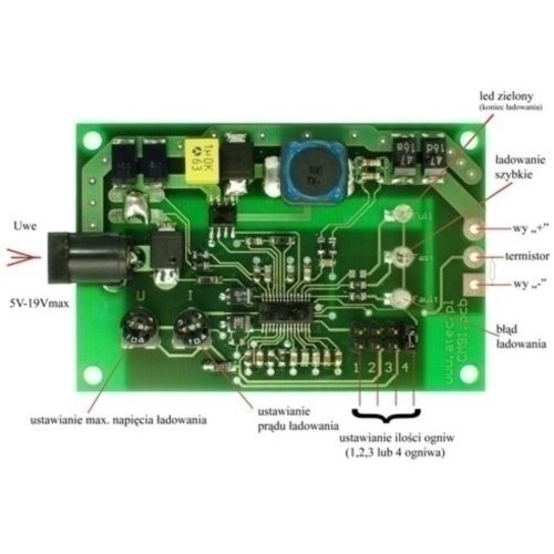 Moduł ładowarki BTO Li-Ion 100mA - 3A