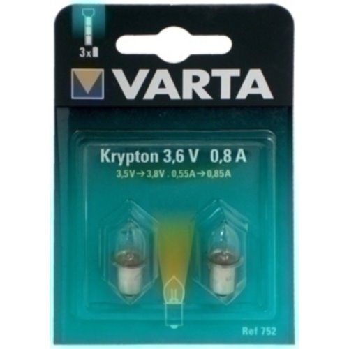 Żarówka VARTA 752 3,6V  VARTA B2 0,75A  