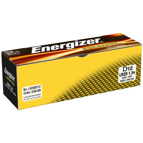 Bateria alk. LR20 ENERGIZER INDUS box12