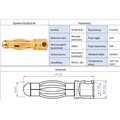 Wtyk bananowy Amass GC4010-M