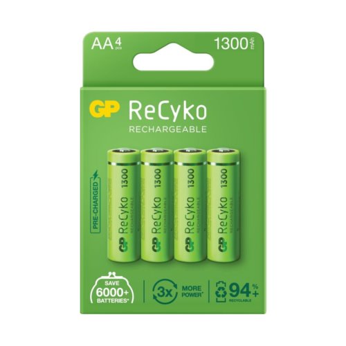 GP Recyko New R6/AA 1300mAh Series B4   