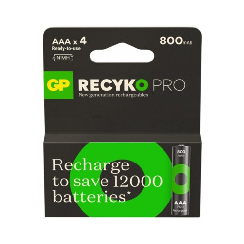 GP Recyko PRO R03/AAA 800mAh Series B4  