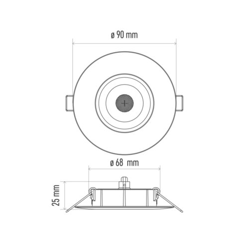 OCZKO LED 5W NW Białe ZD3122 EMOS