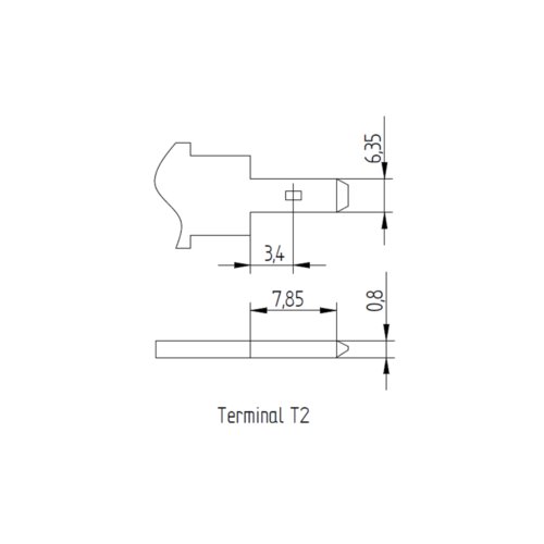 Akumulator żelowy 12V/5Ah MW Terminal T2