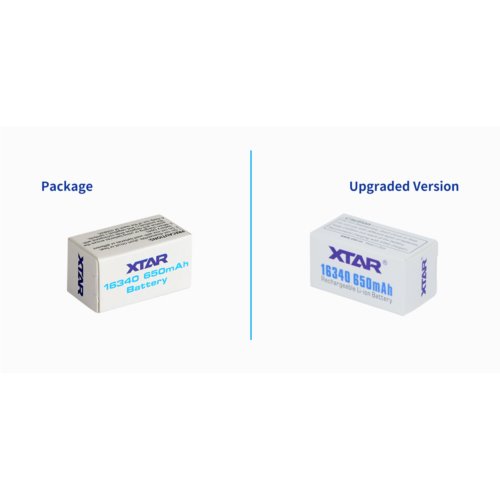 XTAR 16340-65PCM 650mAh Li-ION