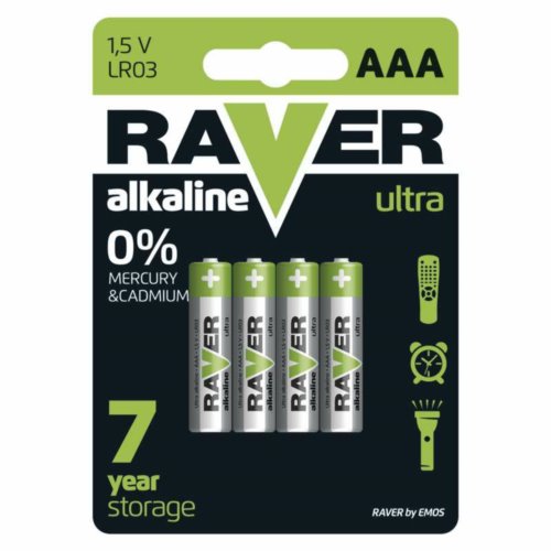 Bateria alk. LR03 RAVER B7911 B4