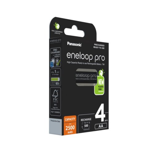 Panasonic Eneloop PRO R6/AA 2500mAh B4