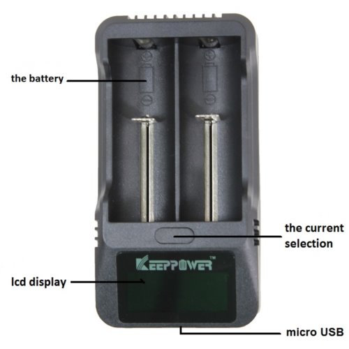 Ładowarka KeepPower L2 LCD Charger