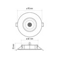 OCZKO LED 5W NW Białe ZD3122 EMOS