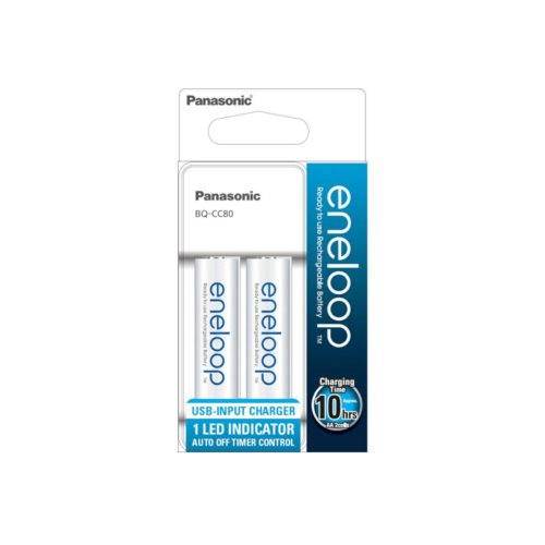 Ładowarka Panasonic ENELOOP BQ-CC80+2xR6