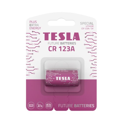 Bateria litowa TESLA CR123A B1 3,0V     