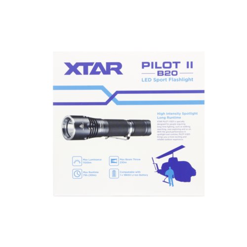 Latarka XTAR B20 PILOT II FullSet